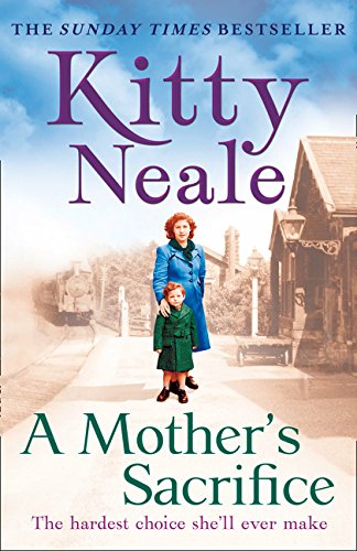 Book cover: woman and child stand on a street, vintage style.