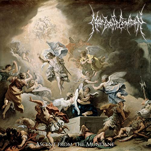 CD cover depicting a chaotic, baroque-style painting of angels and figures.