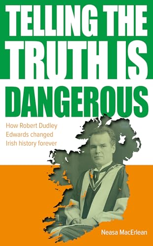Book cover featuring Robert Dudley Edwards over an outline of Ireland on tricolor background.