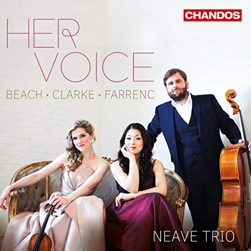 CD cover featuring the Neave Trio, three musicians with instruments.