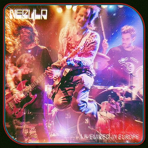CD cover showing a rock band performing live with bright, colorful stage lighting.