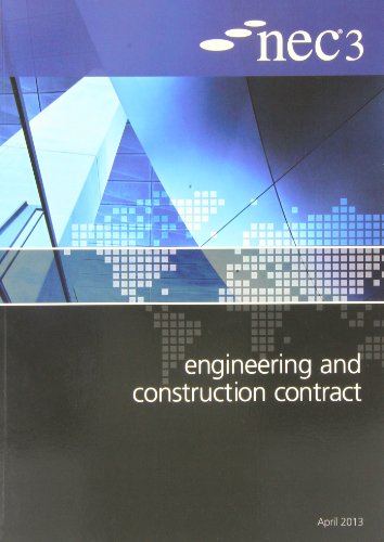 Dark blue book cover with “engineering and construction contract” text.