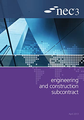 Book cover for “NEC3 Engineering and Construction Subcontract” with building image.