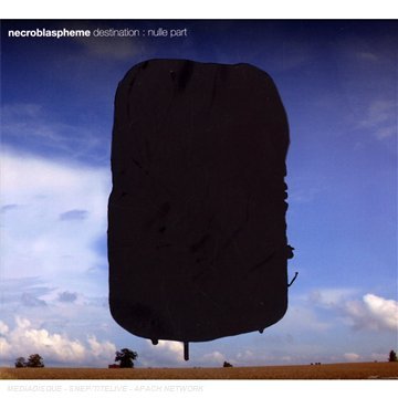 CD cover: black shape against a blue sky and grassy field.