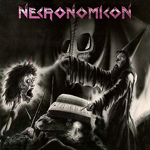 Dark album cover depicting a spectral figure and a screaming head.