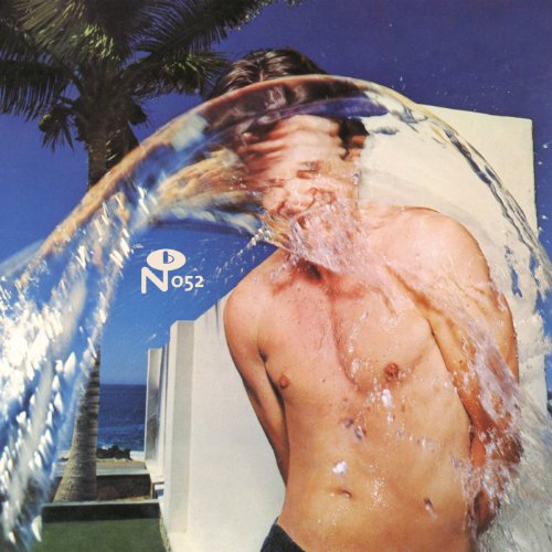 CD cover: shirtless man with water cascading over his face.