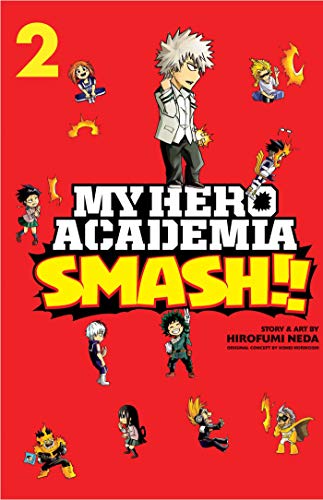 My Hero Academia: Smash! Vol. 2" manga cover with multiple character illustrations.