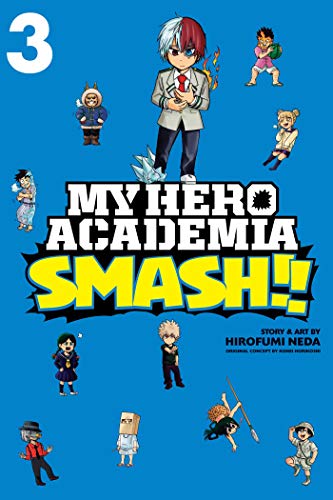 My Hero Academia: Smash! Vol. 3 manga cover with student characters.