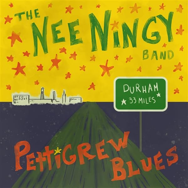 CD cover for “The Nee Ningy Band - Pettigrew Blues” with illustrated design.