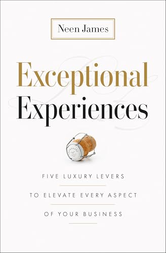 Book cover with gold text, champagne cork, and white background.