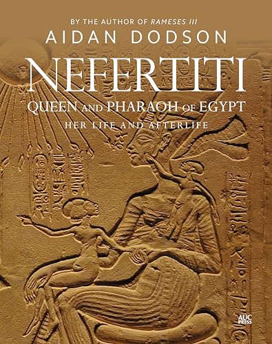 Book cover featuring an ancient Egyptian relief carving of Nefertiti with her children.