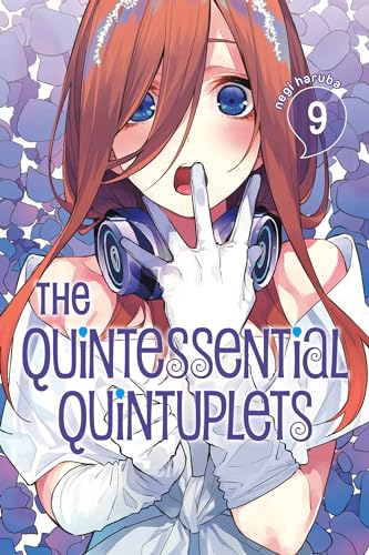 Manga volume 9 cover featuring a red-haired girl with a shushing gesture.