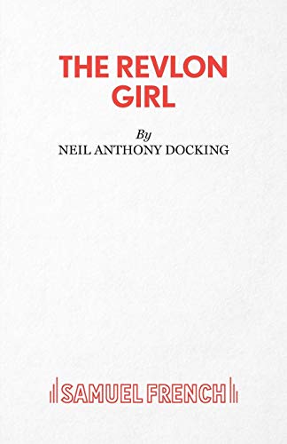 White book cover with red text: "The Revlon Girl" by Neil Anthony Docking.
