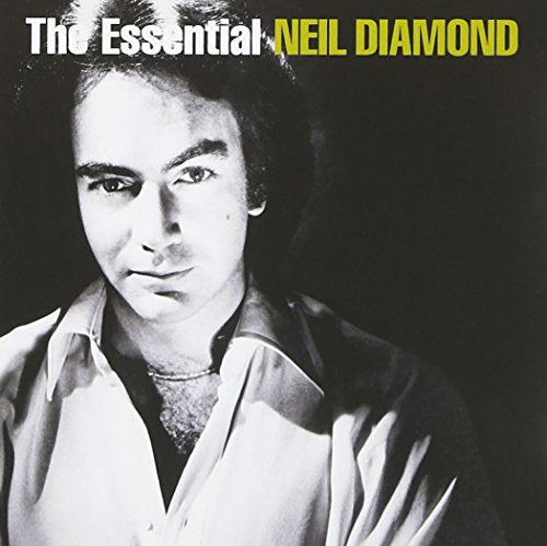 Neil Diamond album cover, black and white portrait of the singer.