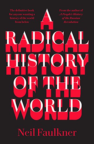 "A Radical History of the World" book cover with red text on a black background.