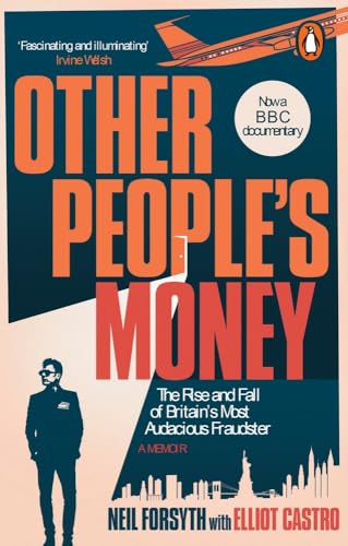 Book cover: "Other People’s Money" with a silhouetted figure and city skyline.