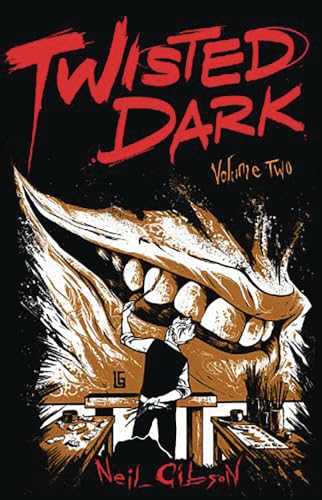 Book cover: “Twisted Dark Volume 2” with a large mouth illustration.