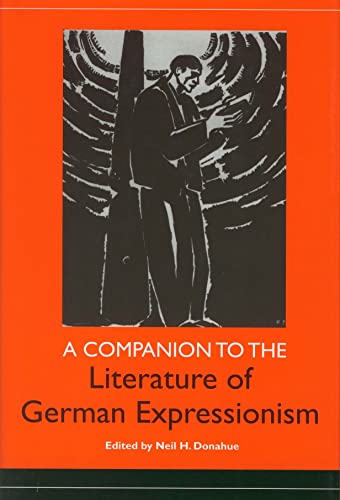 Book cover: orange background, black and white illustration of a man reading.