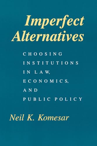 Book cover: "Imperfect Alternatives" by Neil K. Komesar, teal background.
