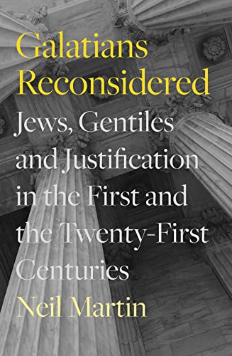 Book cover with title “Galatians Reconsidered: Jews” over a column image.