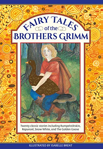 Book cover: “Fairy Tales of the Brothers Grimm” with illustration of Rapunzel.