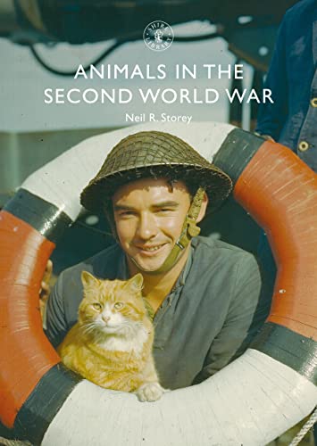 Book cover: soldier with orange cat, wartime life preserver.
