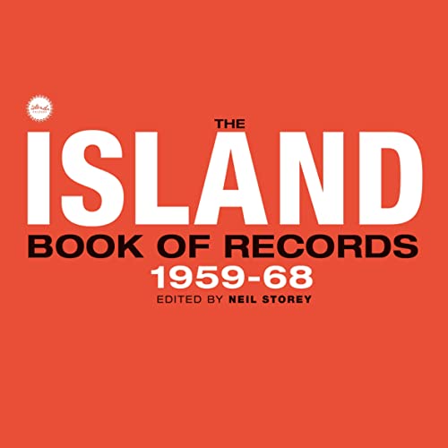 Red book cover with white text: "The Island Book of Records 1959-68".