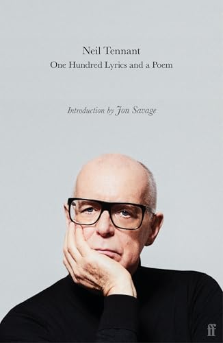 Book cover with portrait of Neil Tennant in glasses, black turtleneck.