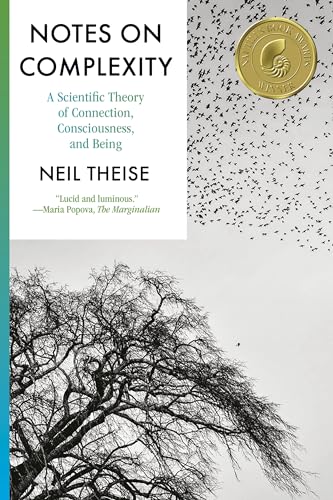 Book cover with text, a flock of birds, and a bare tree.