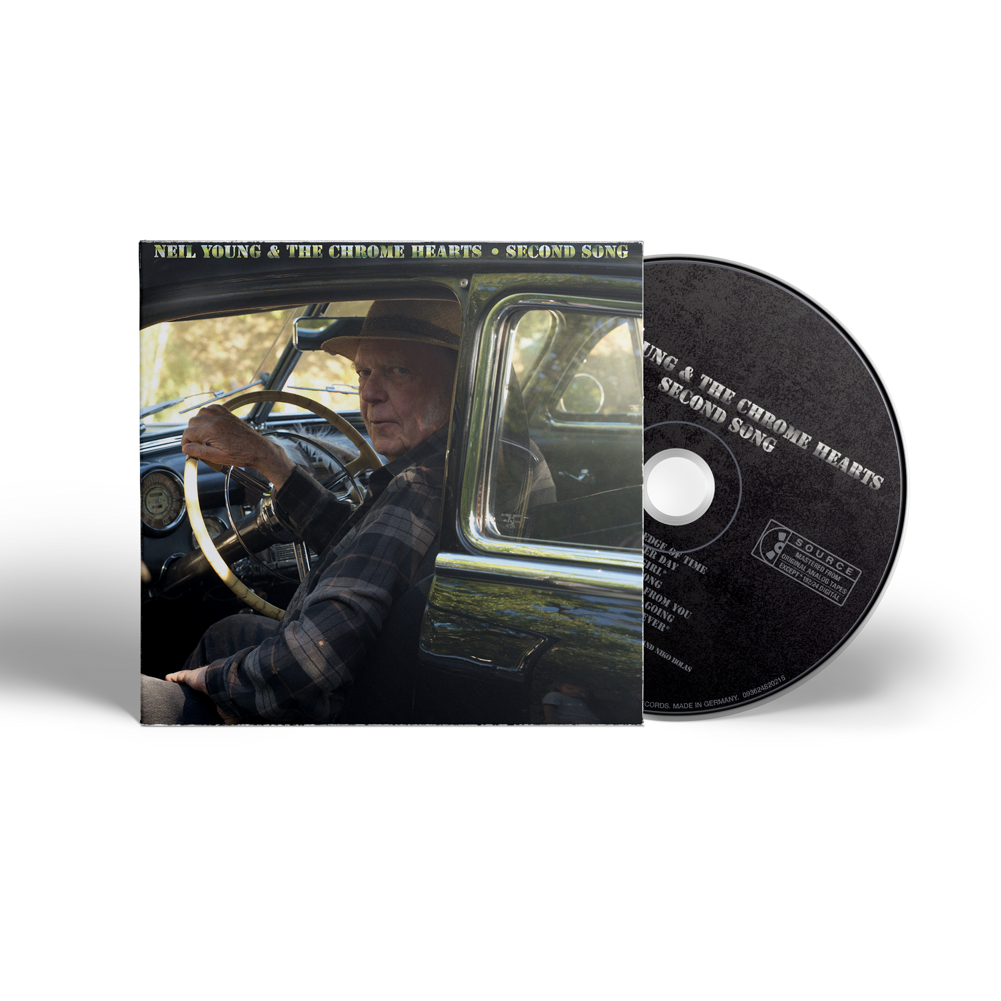 CD case and disc for Neil Young & The Chrome Hearts’ “Second Song.”