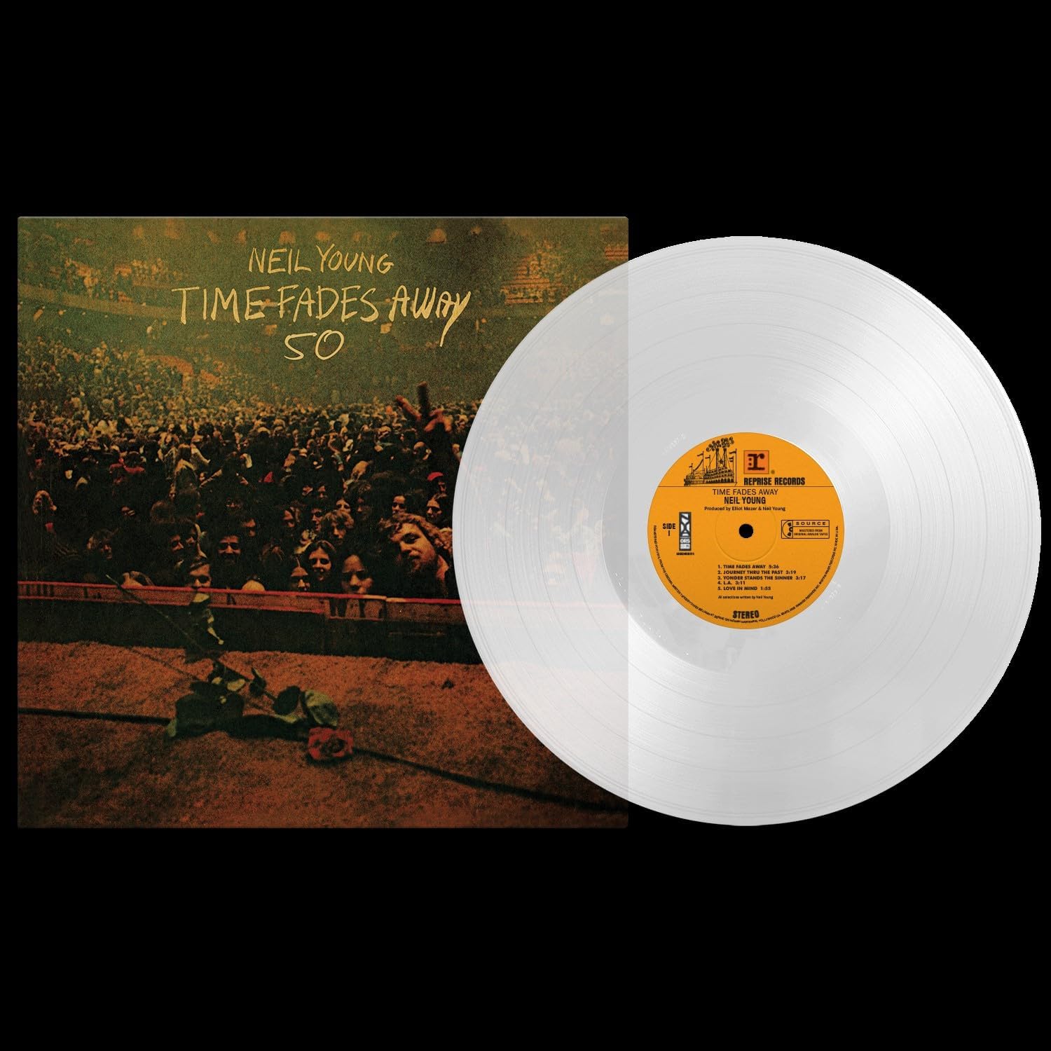Album cover showing a concert crowd with a rose on the foreground stage.