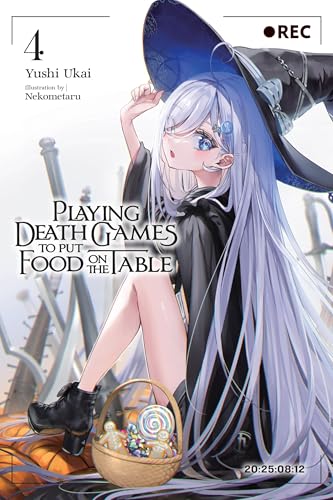 Manga cover featuring a young woman with long white hair and a witch’s hat.