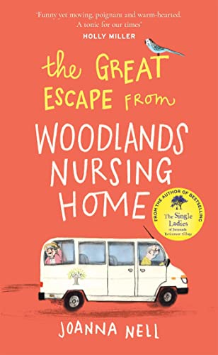 Book cover: orange background, white van with figures, title text.