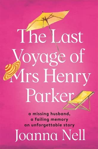 Book cover with yellow beach umbrella, hat, and deck chair.