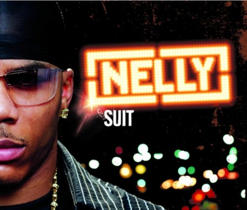 Nelly album cover, "Suit", featuring a portrait and bright lettering.