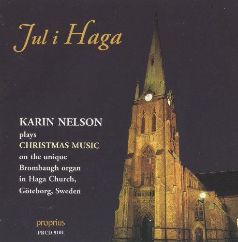 CD cover featuring Haga Church in Gothenburg, Sweden, at night.