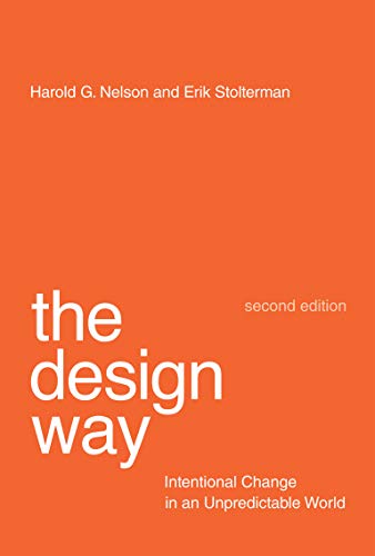 Book cover with orange background and white text titled The Design Way.