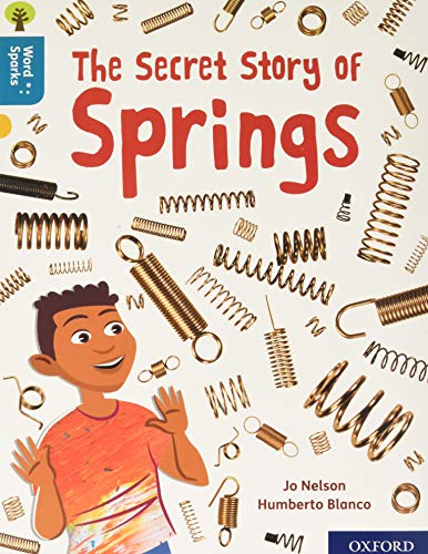 Book cover featuring a boy and illustrations of various springs.