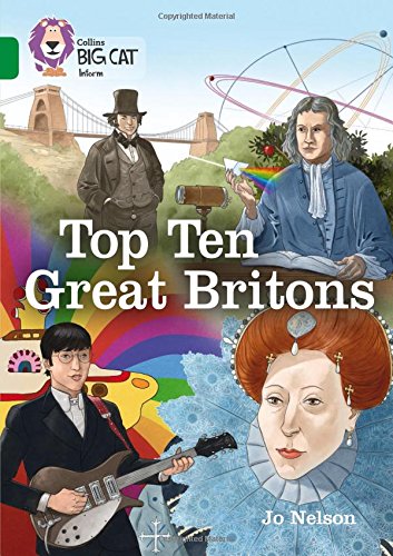 Book cover featuring portraits of historical and modern British figures.