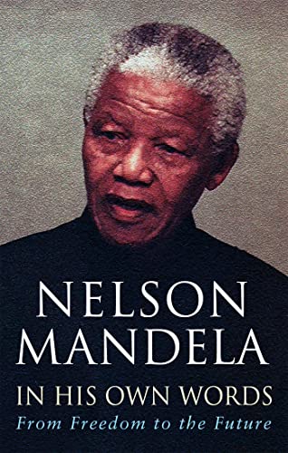Book cover featuring a portrait of Nelson Mandela, with title text.