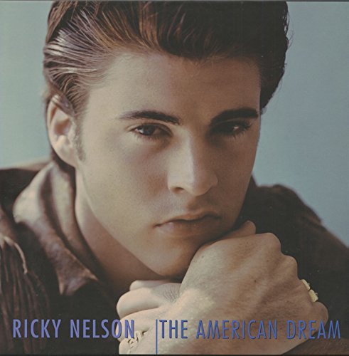 Ricky Nelson portrait on album cover for "The American Dream" 6CD set.