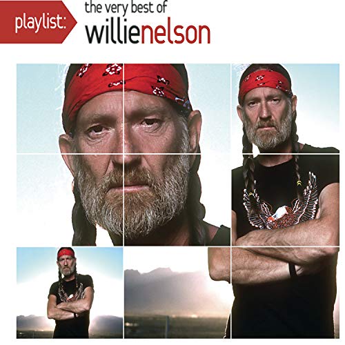 Willie Nelson album cover featuring a grid of his portrait images.