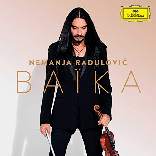 Nemanja Radulović album cover, violinist in suit holding violin.