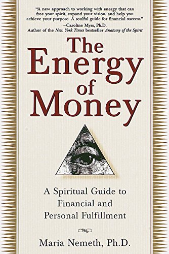 Book cover for The Energy of Money featuring an eye inside a triangle.
