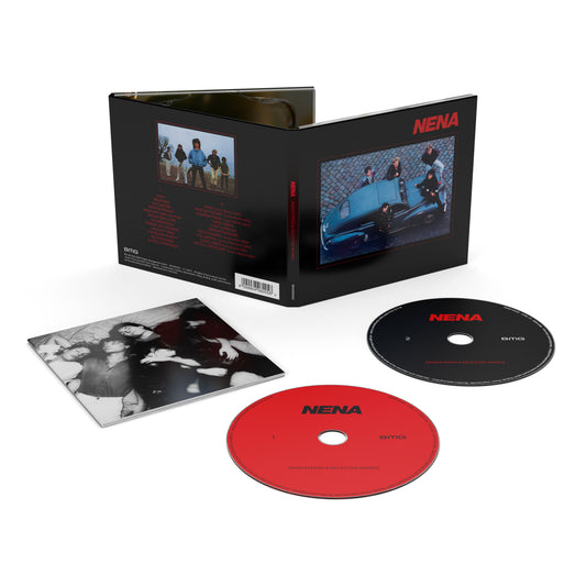 Nena Remastered and Selected Works CD set with case, booklet, and two discs.