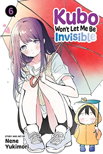 Manga volume 6 cover: girl with umbrella, small boy in raincoat.