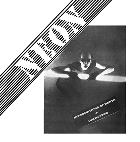 Black and white album cover featuring a person in goggles and dark clothing.