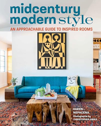Book cover featuring a midcentury modern living room with bold artwork.