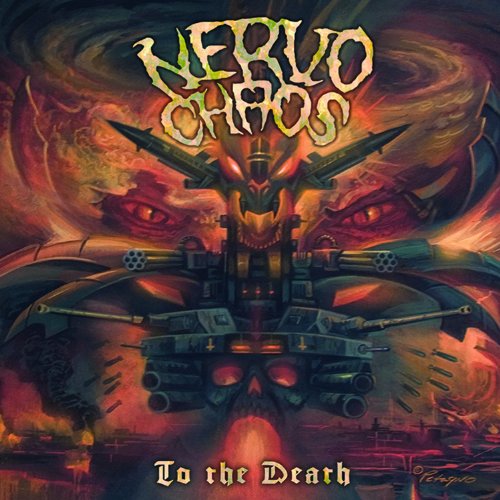 Album cover for "To The Death" featuring a skull and fighter jets.