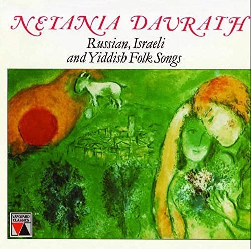 Cover art features abstract green landscape with figures and a white goat.